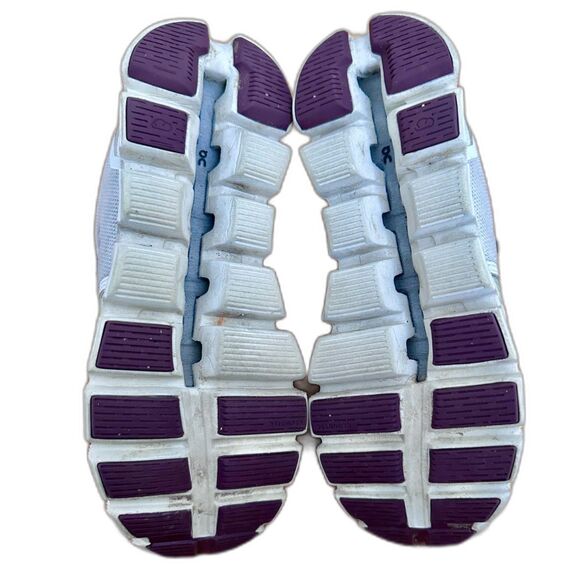 On Running Women's Cloud 5 Athletic Walking Running Shoes Size 8 Olive Purple - Picture 4 of 11